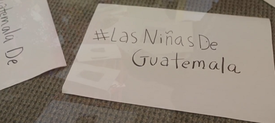 Acción en Montreal: Para reclamar Justicia por las niñas victimas de la Tragedia en Guatemala