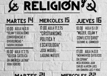 La Agrupación Universitaria Carlos Marx da inicio a sus “Jornadas de Socialismo y Religión”