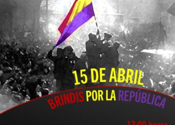 La Plataforma Jerez por la Republica ha convocado próximo sábado 15 de abril, un brindis para conmemorar el aniversario de la II República