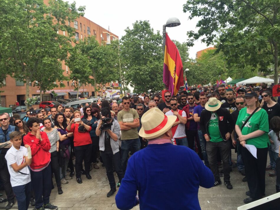 Chavismo responde al fascismo español con un acto masivo en el barrio obrero de Vallekas