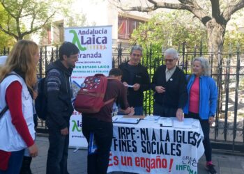 Granada Laica (Europa Laica) inicia su “Campaña IRPF 2017” de denuncia de la financiación de la Iglesia católica a través del Impuesto de la Renta