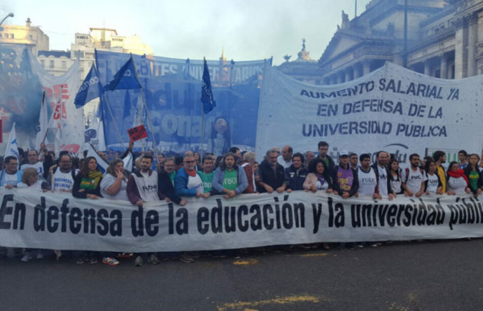 Argentina. Marcha Federal universitaria: una multitud se movilizó por la educación pública