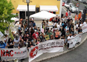 El Colectivo Antitaurino de Aranjuez vuelve a manifestarse en las fiestas