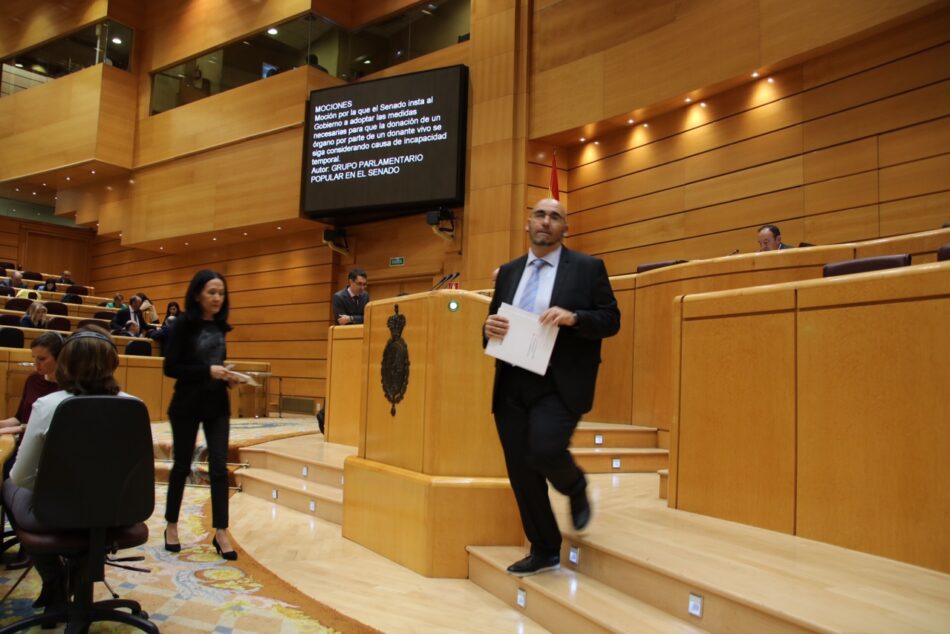 Compromís reclama medidas y cambios normativos que mejoren la vida de los pacientes y donantes