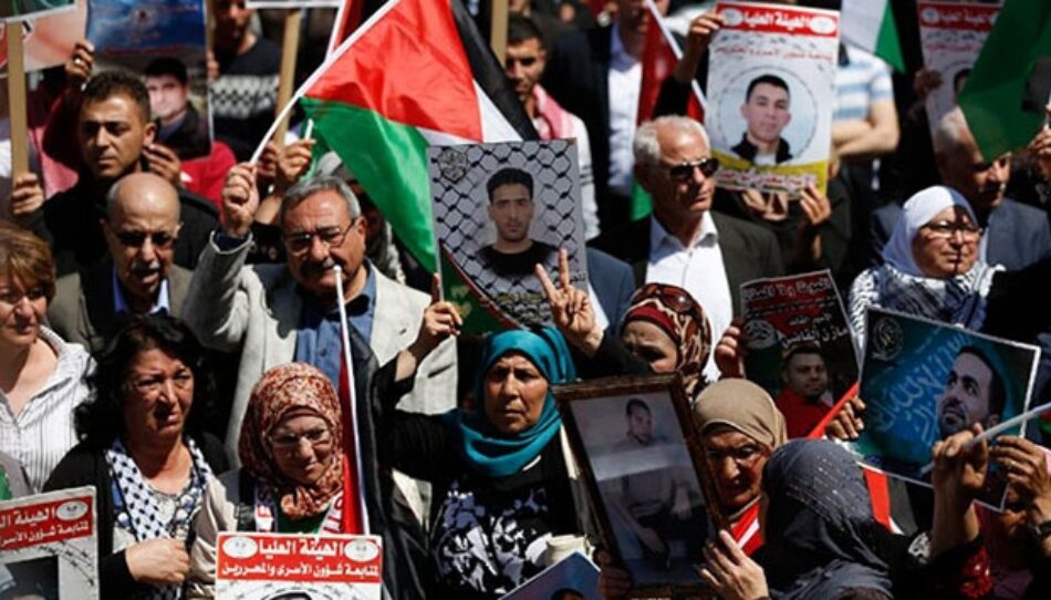 Organizaciones sociales y sindicatos convocan concentraciones diarias en solidaridad con los presos políticos palestinos en huelga de hambre