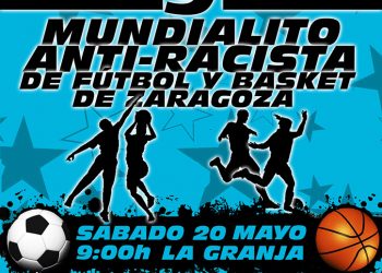 Este sábado se celebra el noveno Mundialito Antirracista de Zaragoza