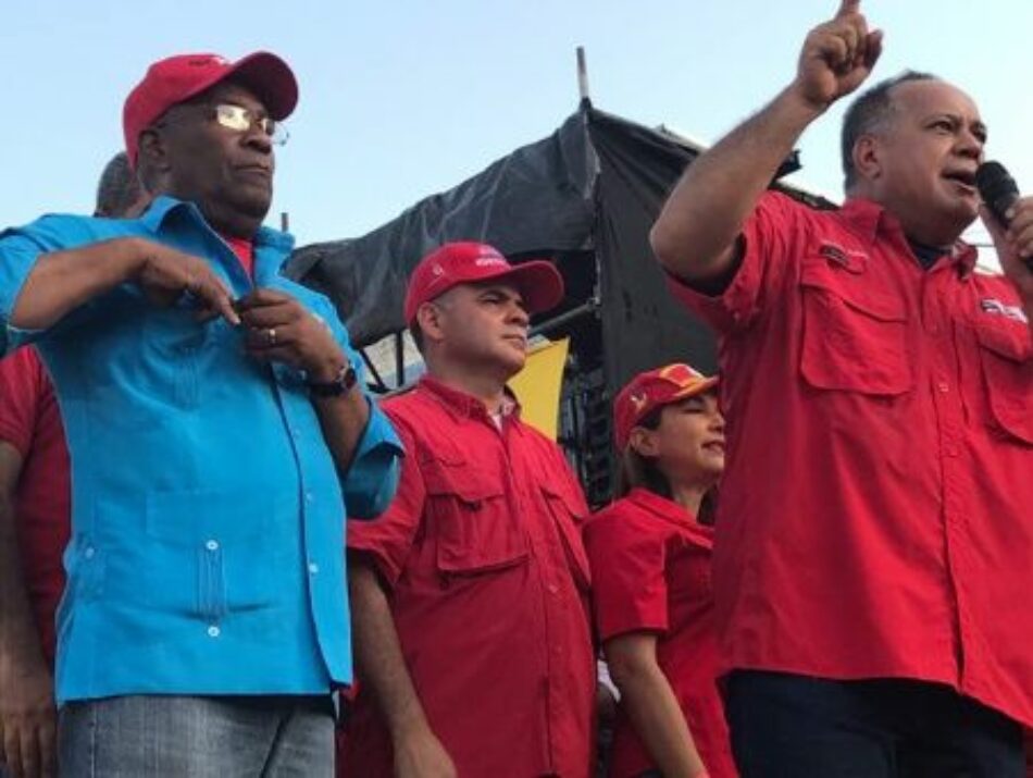 Diosdado Cabello: El pueblo debe estar en la calle por la paz de Venezuela