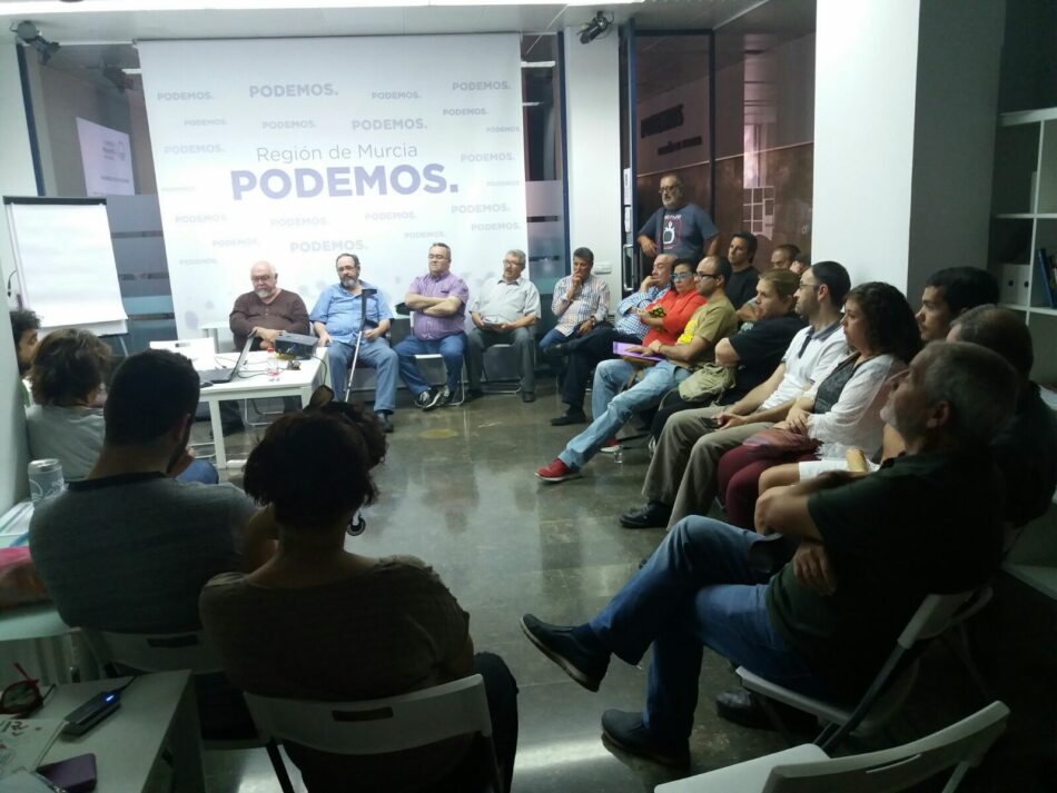 Podemos en Movimiento apuesta “por un proceso de confluencia asambleario en el municipio de Murcia” de cara a las próximas elecciones