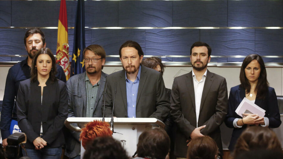 Unidos Podemos registra 1.600 enmiendas parciales a los PGE del Gobierno para “paliar su componente antisocial” y ponerle freno a la desigualdad