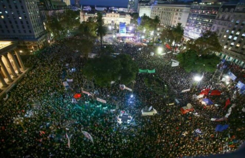 El pueblo argentino rechazó con convicción y mucha fuerza el fallo de la Justicia que beneficia a genocidas