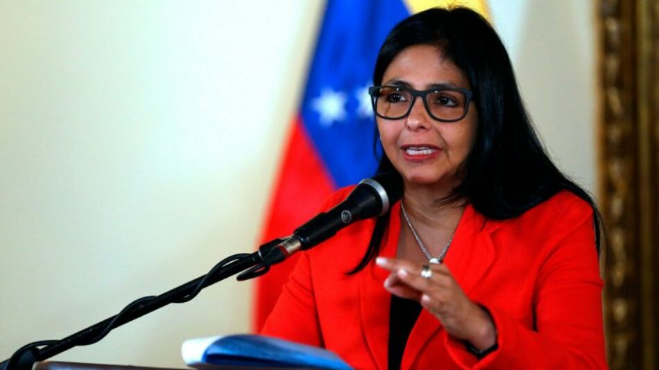 Canciller Delcy Rodríguez rechazó comunicado de Honduras que llama a “más derramamiento de sangre” en Venezuela
