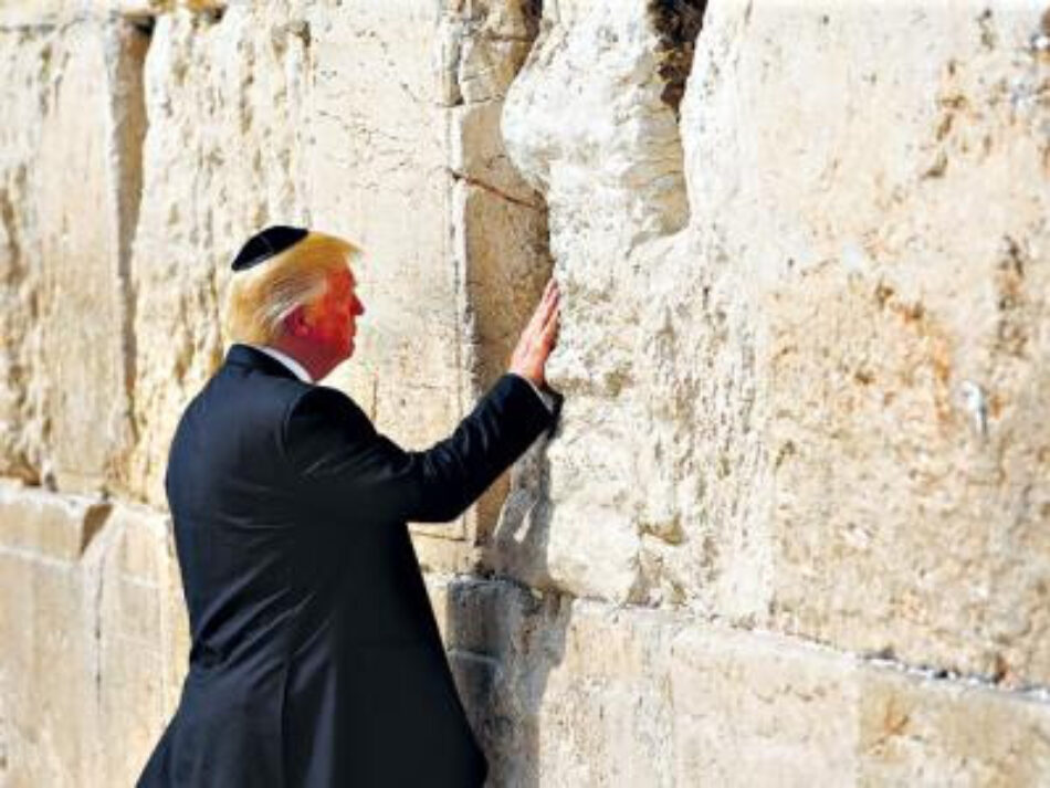 Trump visitó el Muro de los Lamentos y proclamó su apoyo incondicional a Israel y redobló ataques a Irán