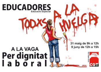Vaga d’educadores a les escoles i instituts públics valencians