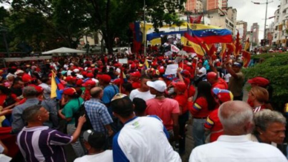 Pueblo revolucionario de Venezuela marcha bajo el lema “la Paz, la Vida y la Constituyente”