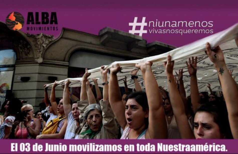 Alba Movimientos: «movilizamos Nuestra América contra la violencia hacia las mujeres»