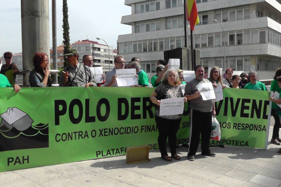 Aplazan la vista para el desahucio de una familia de Vigo tras las movilizaciones