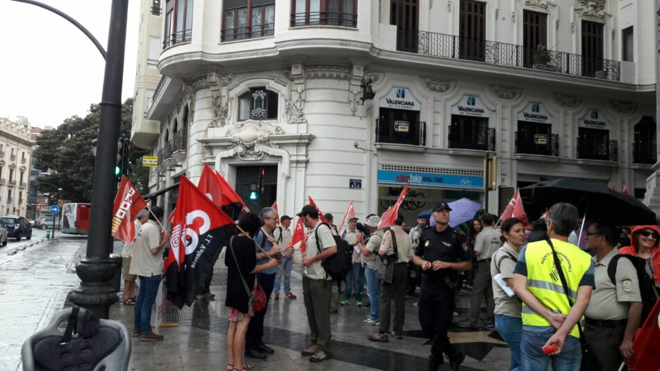 Els agents mediambientals de la Generalitat Valenciana protesten pels incompliments de PSOE i Compromís