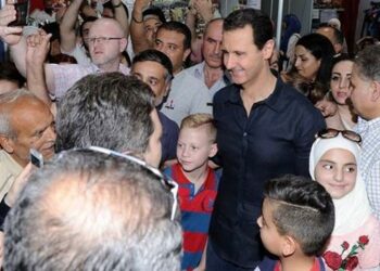 Presidente Assad se mezcla entre su pueblo en la Feria de Ramadán de Damasco