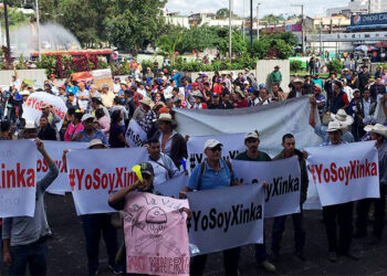 Guatemala. Pueblo Xinka exige cese de actividad minera. Masiva movilización en la capital