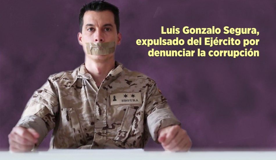 Convocatoria acto en Parlamento Europeo: Extte. Luis Gonzalo Segura. Los denunciantes de corrupción en el estamento militar
