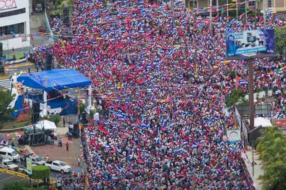 Nicaragua organiza masiva conmemoración del Repliegue a Masaya