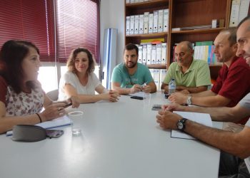 Podemos Andalucía visita a la nueva ejecutiva provincial de COAG en Málaga