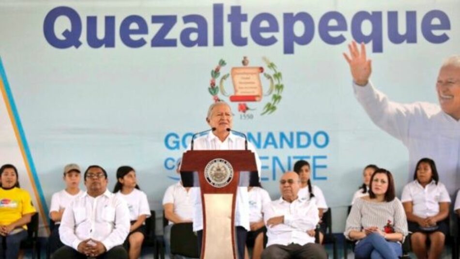 Salvador Sánchez Cerén verifica avances en Quetzaltepeque