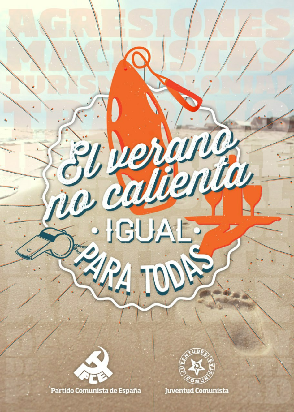 La Juventud Comunista presenta la campaña El verano no calienta igual para todas