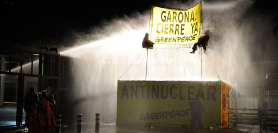 Greenpeace exige a Industria el fin del “espectáculo” de Garoña y que proceda ya a su desmantelamiento