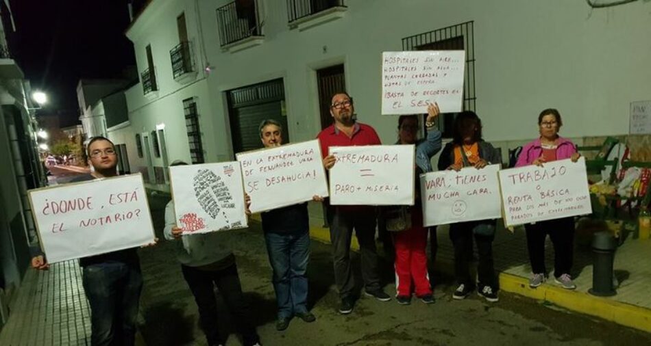 Campamentos Dignidad afirman que el escrache a Vara es un primer aviso a sus políticas de recortes y su negación de diálogo