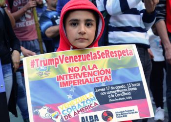 Claro respaldo argentino a Venezuela Bolivariana: Manifestantes repudiaron amenazas de Trump