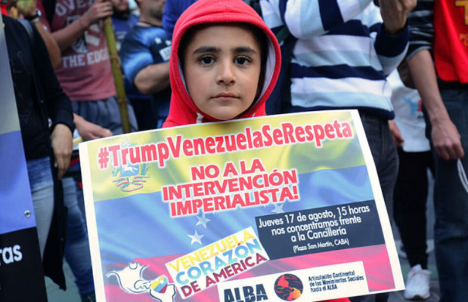 Claro respaldo argentino a Venezuela Bolivariana: Manifestantes repudiaron amenazas de Trump