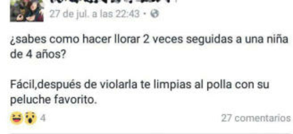 La Red EQUO Mujeres se suma a la denuncia de los comentarios machistas y violentos en redes sociales