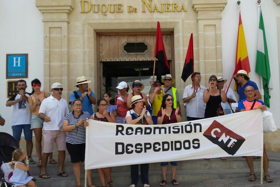 Conflicto de CNT-Rota contra la empresa Hotel Playa de la Luz S.A.