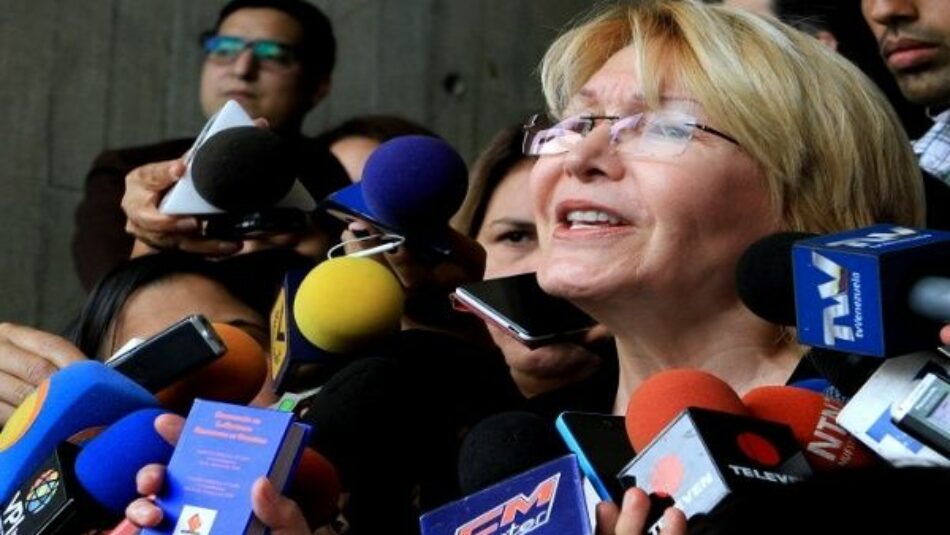 Acusan a exfiscal venezolana Ortega Díaz de ser responsable de violencia opositora