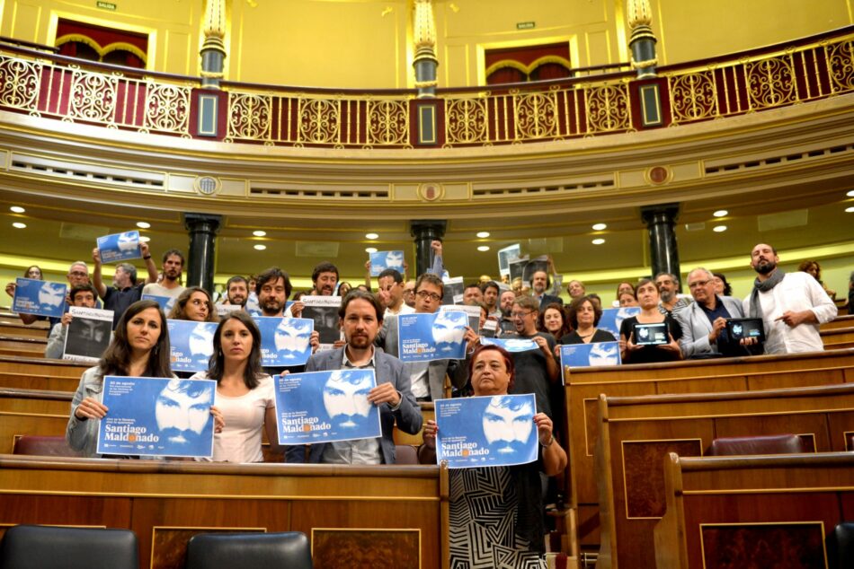 El Congreso frena una declaración institucional sobre el desaparecido argentino Santiago Maldonado impulsada por Unidos Podemos