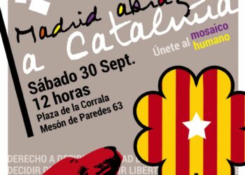 Acto: «Madrid abraza a Cataluña. Únete al mosaico humano»