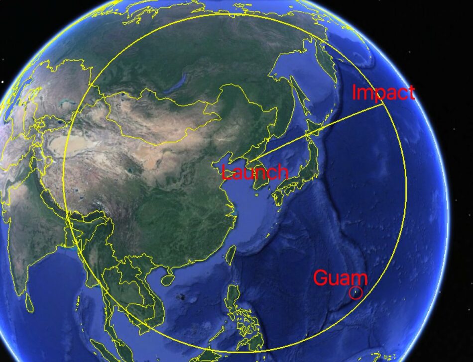 Corea del Norte lanza un misil que sobrevuela Japón y cae en el Pacífico