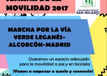 «Este domingo, marchamos para hacer realidad la vía verde Leganés-Alcorcón-Madrid»