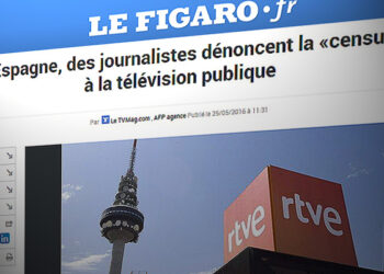 IU denuncia en Bruselas la “manipulación sistemática” del Gobierno en los informativos de TVE