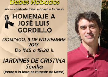 La Asociación Sevilla Bebés Robados rendirá homenaje a Jose Luis Gordillo