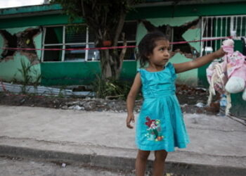 Más de 226.000 niños y niñas en las calles tras terremoto en México