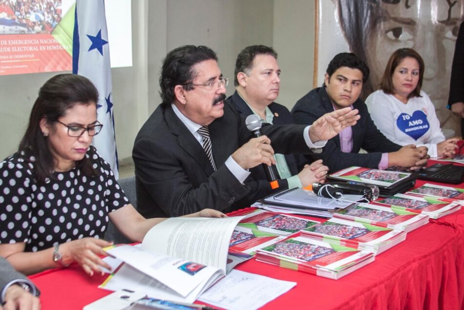 Alianza opositora alerta sobre fraude electoral en Honduras