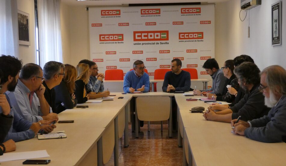 La nueva dirección del PCA celebra su primera reunión de trabajo con CCOO