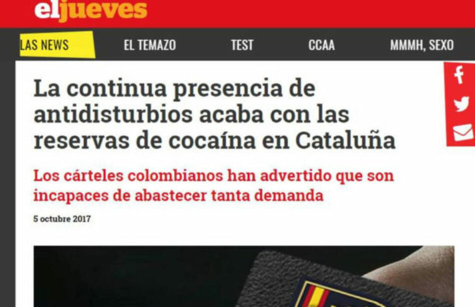 Catalunya. El asesinato del humor