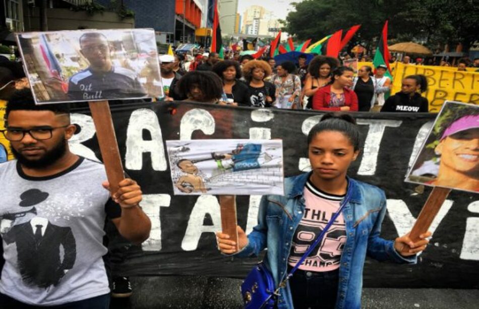 Brasileños toman las calles para denunciar el genocidio de la población negra