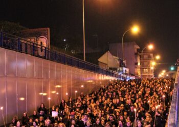 El pasado viernes tuvo lugar la primera marcha nocturna contra el acoso callejero en Fuenlabrada