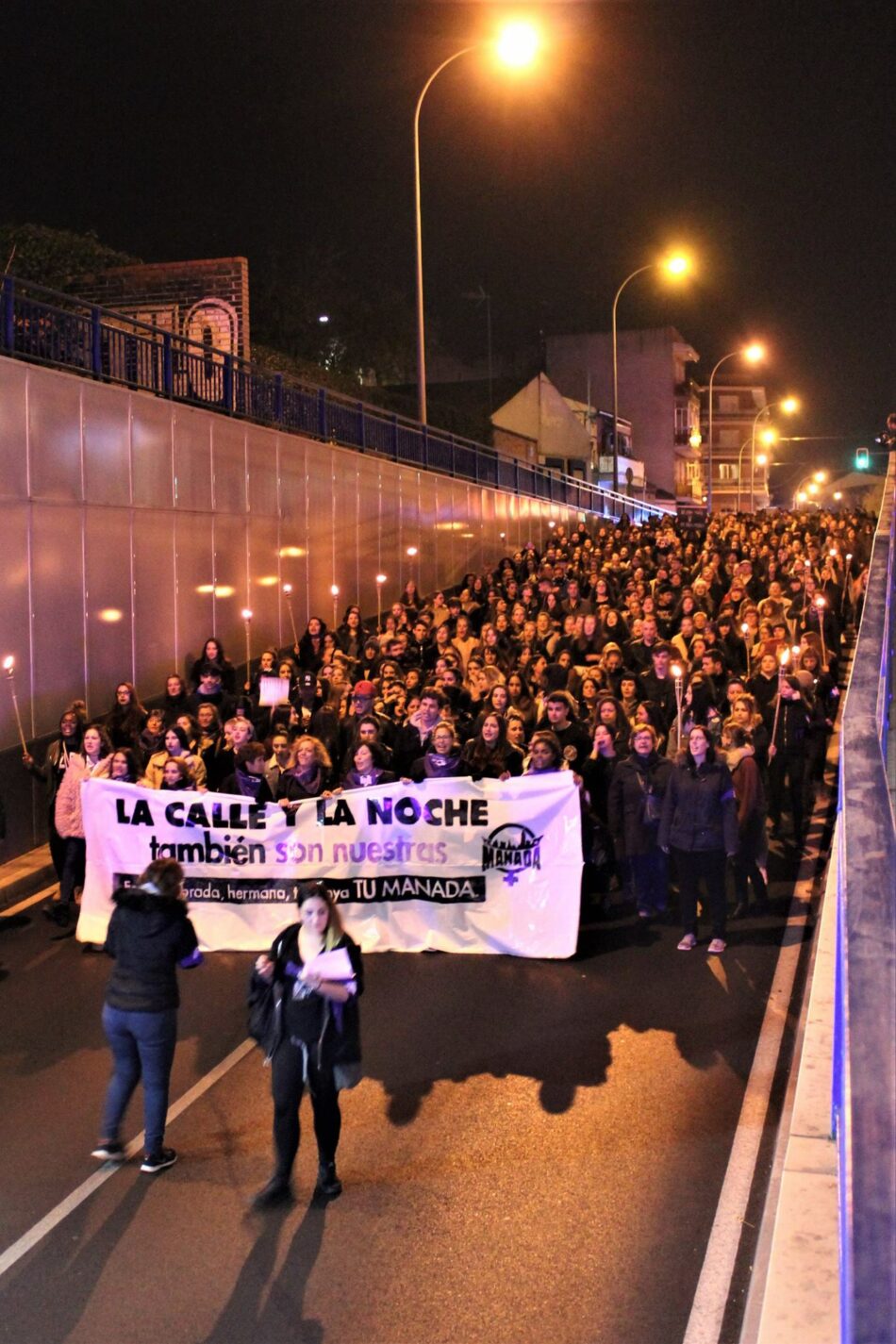 El pasado viernes tuvo lugar la primera marcha nocturna contra el acoso callejero en Fuenlabrada