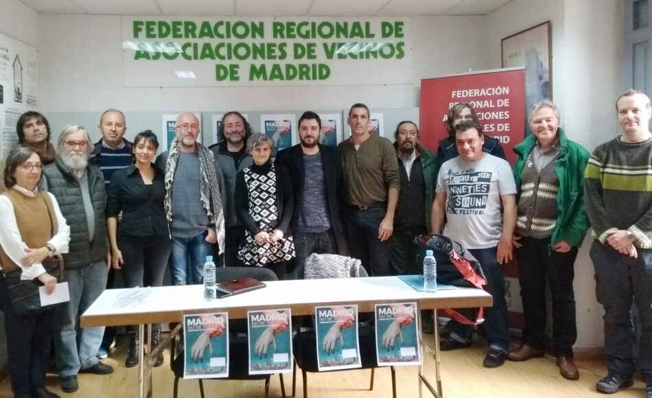 La Plataforma Madrid No Se Toca nace para frenar los recortes de Montoro en la capital