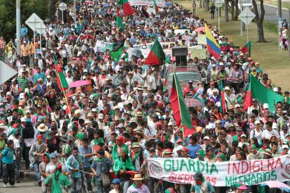 Continúa protesta nacional indígena en Colombia